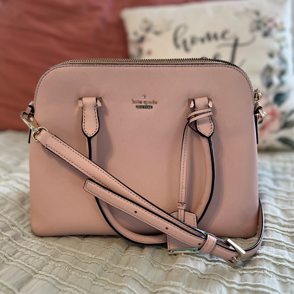 Kate spade blush pink satchel purse